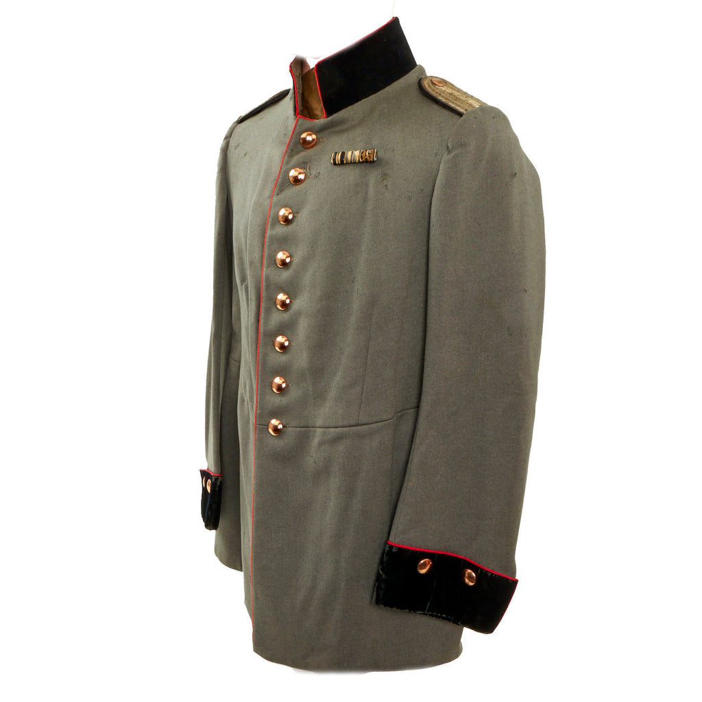 Original Imperial German WWI M-1915 Bavarian Pioneer Officer’s Feldgrau Tunic Original Items