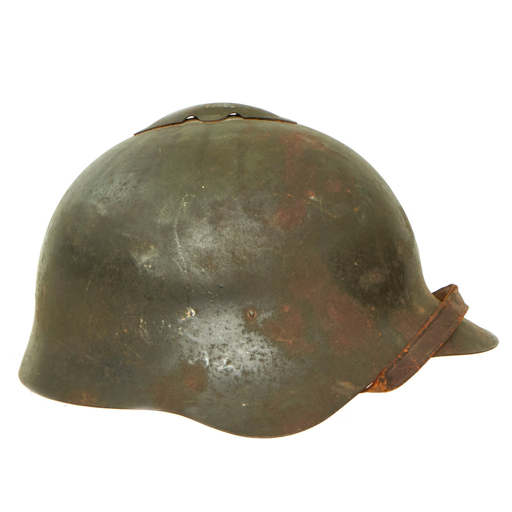 Original WWII Soviet Union M36 Soviet SSh-36 "Gladiator" Steel Combat Helmet with Liner & Chinstrap - Complete Original Items