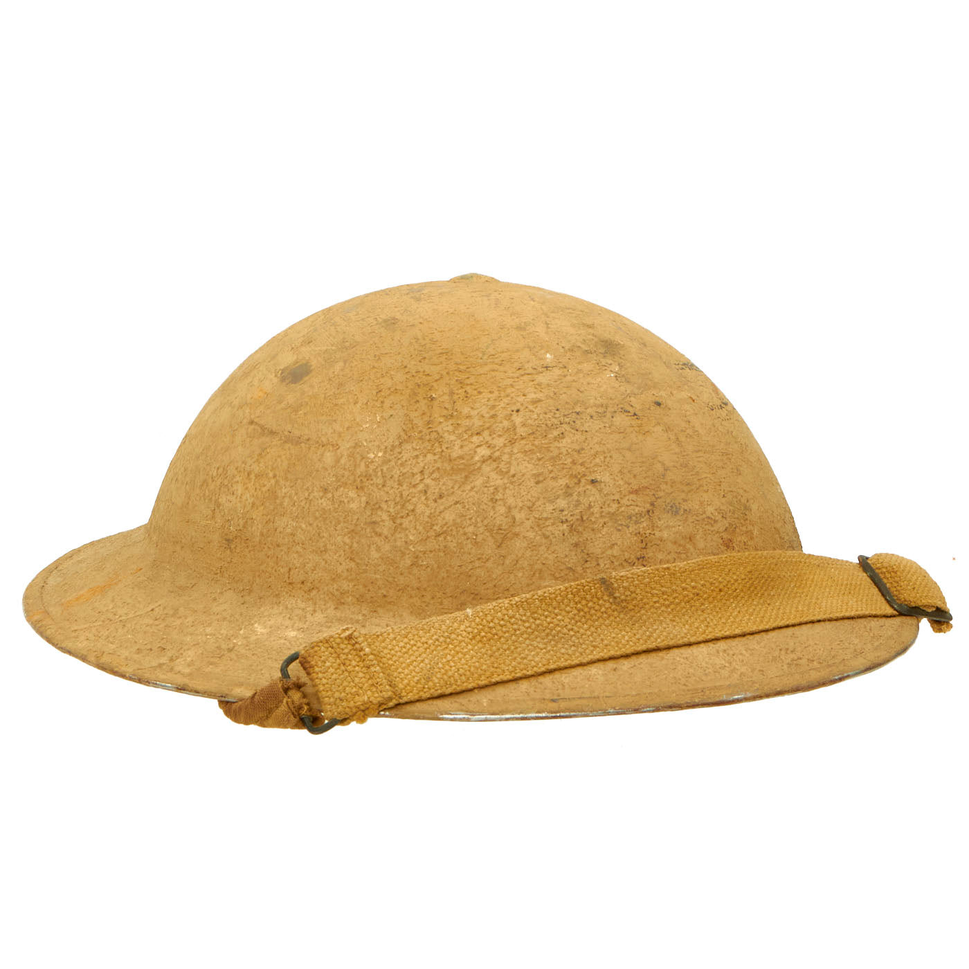 Original British WWII South African Issue Desert Tan Brodie MkII