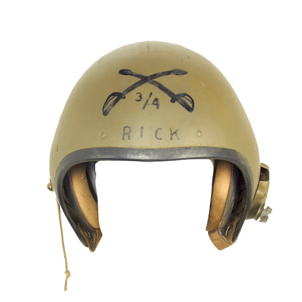 Named factory vietnam war 2nd Lieutenant 11th armored cavalry regiment tankers helmet