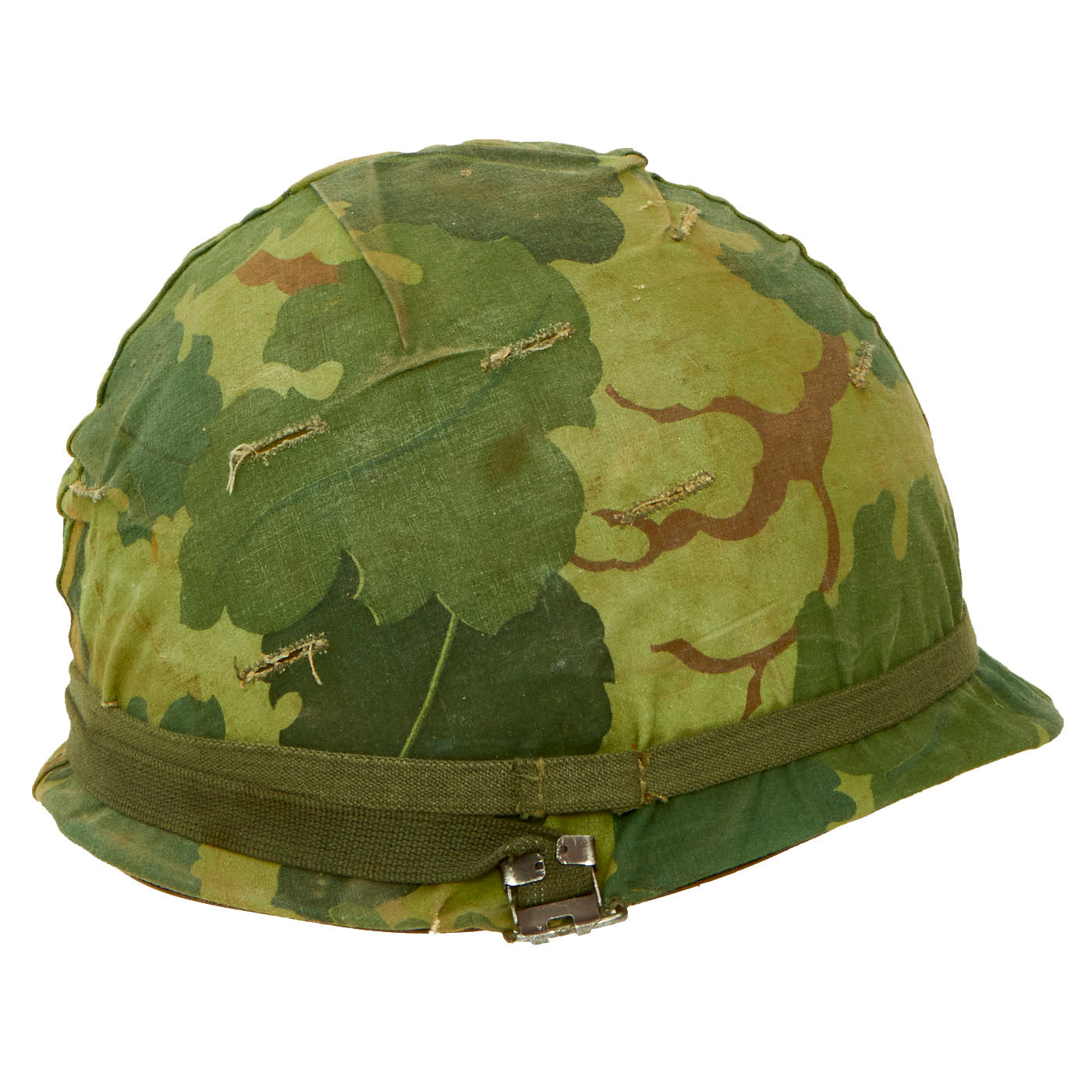 Original U.S. WWII - Early Vietnam War M1 Helmet With Mitchell Pattern ...