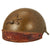 Original French WWII Model 1935 Tanker Armored Vehicle Helmet with Artillery Badge Original Items