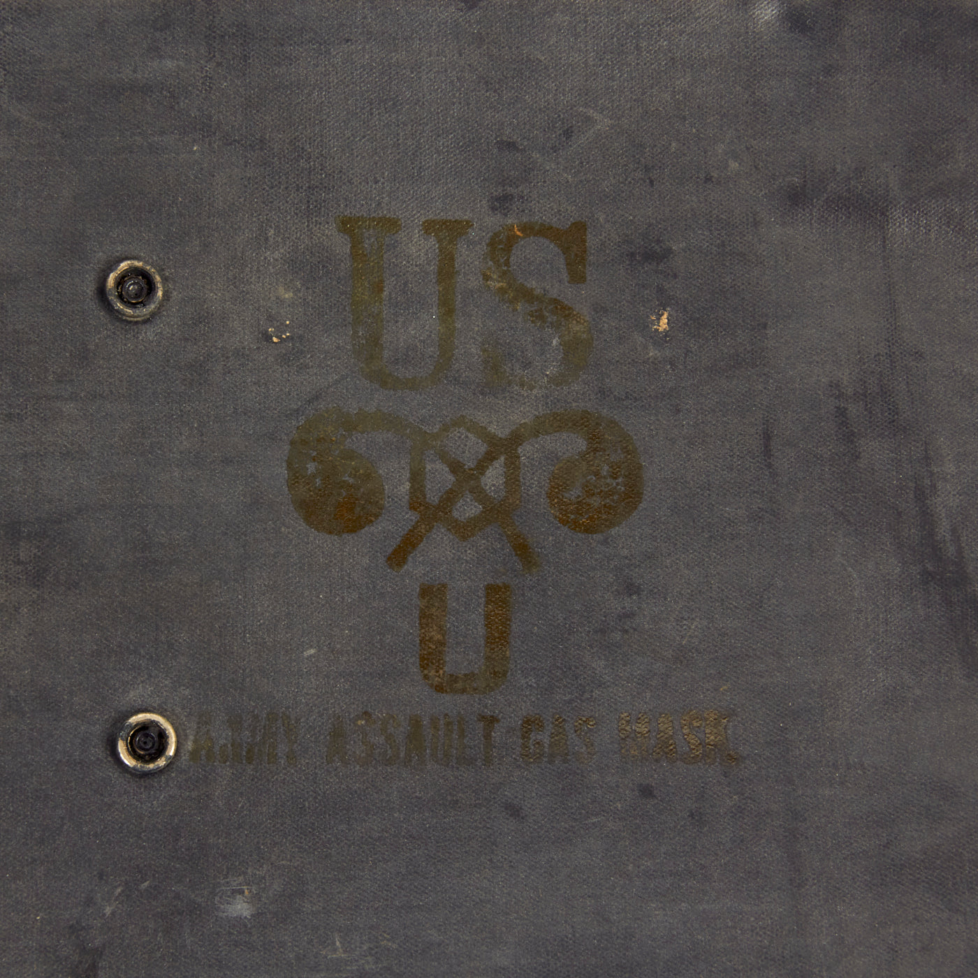 US M5 M7 PARA US DDAY WWII ASSAUT GAS MASK MASQUE GAZ 101 VESICANT WW2