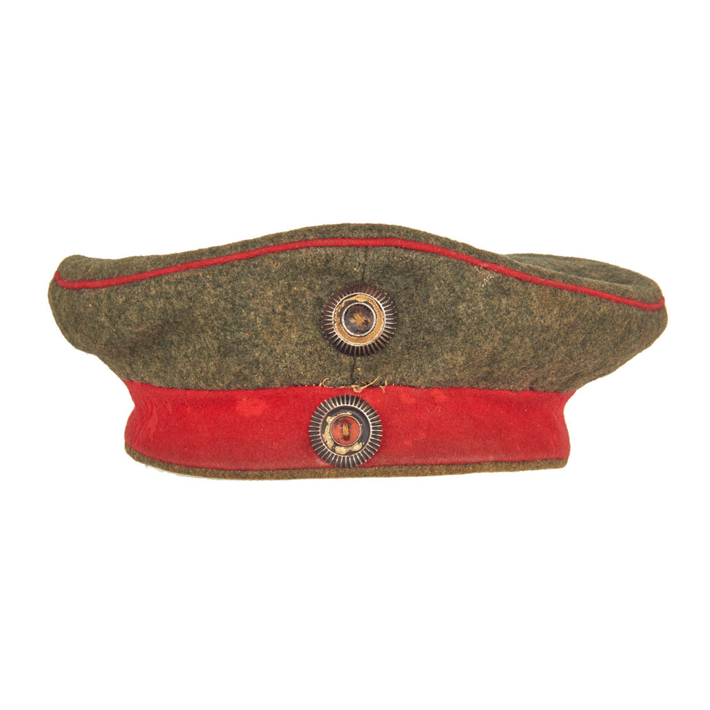 Original Imperial German WWI M1907 Feldmütze Field Cap with Prussian Cockade Original Items