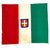 Original Italian WWII Kingdom of Italy Flag With Savoy Coat of Arms - 43” x 38” Original Items