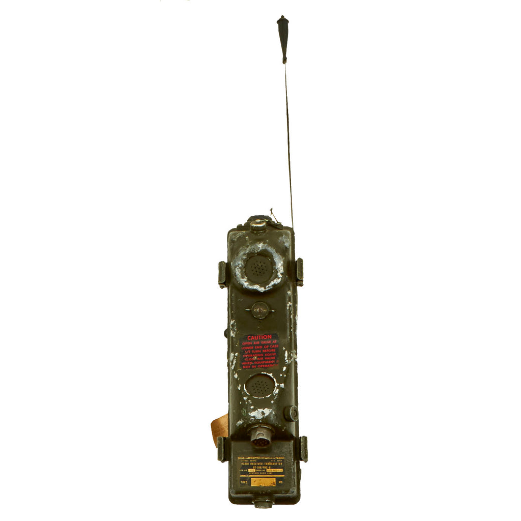 Original U.S. Vietnam War Era RT-196/PRC-6 "Walkie Talkie" Radio Receiver Transmitter by Sentinel Radio - Used By NY Army National Guard Original Items