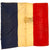 Original French WWII National Flag Marked VE DAY 1944 LE HARVE FRANCE - 48" x 52" Original Items