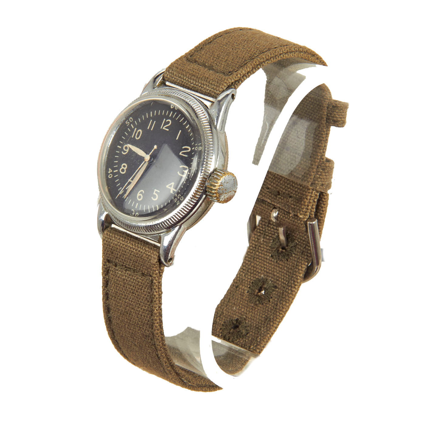 Original U.S. WWII Navy FSSC-88-W-800 Wrist Watch by Waltham dated 194 –  International Military Antiques