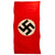 Original German WWII USGI Signed NSDAP Large National Flag Banner Cutoff Section - 44" x 86" Original Items