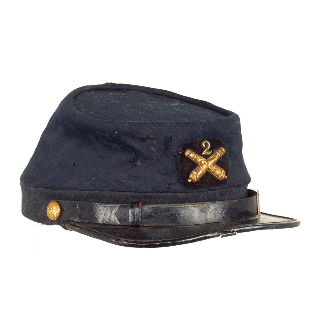 Original Early Indian Wars Model 1872 U.S. Army “2nd Artillery” Issue Kepi Original Items