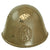 Original Netherlands WWII Dutch M34 Steel Helmet With Badge and Original Paint - Complete Original Items