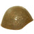 Original WWII Greek Armed Forces M1934/39 Helmet in Correct Wartime Configuration - ΕΛΛΗΝΙΚΟΣ ΣΤΡΑΤΟΣ - Size 57 Original Items