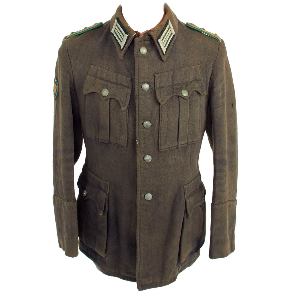 Original German WWII Gebirgsjäger Mountain Trooper Hauptmann Officer's Tunic - Pre-War Austrian Uniform Conversion Original Items