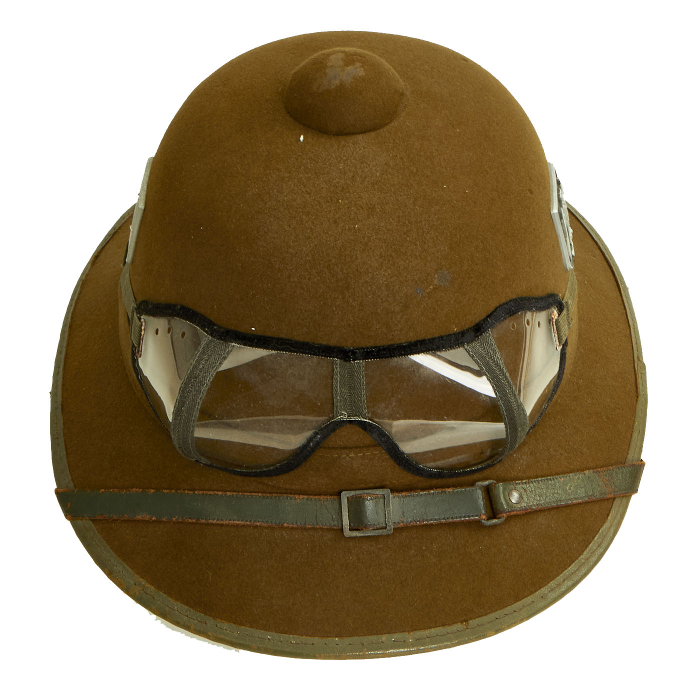Original German WWII 1942 dated 2nd Model Afrikakorps DAK Sun Helmet b –  International Military Antiques