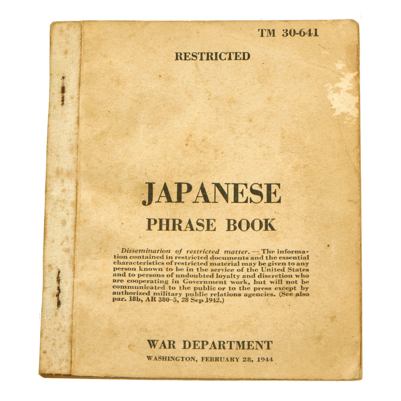 Original U.S. WWII Japanese Cultural Pocket Guides and Ephemera