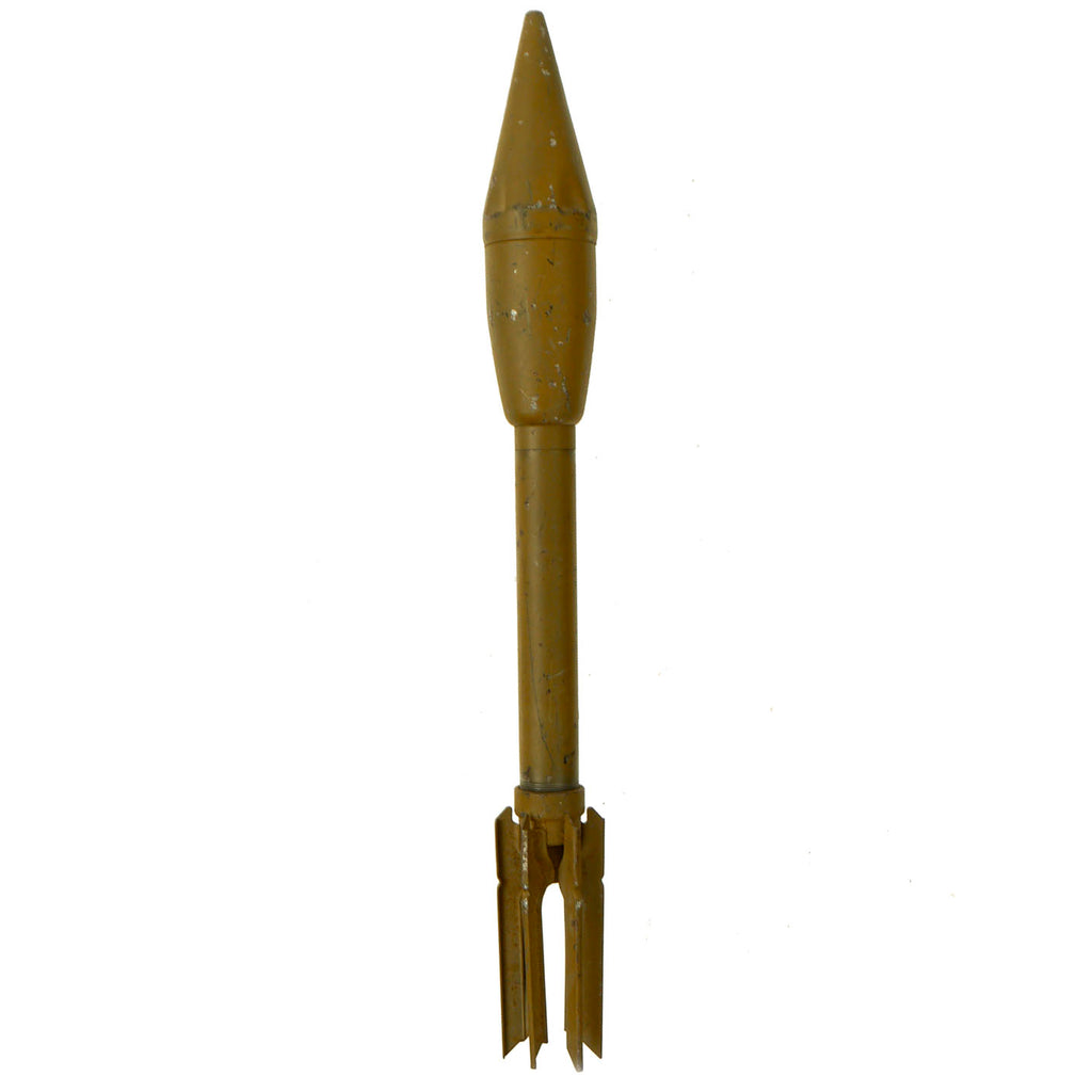 Original U.S. WWII M6A1 Anti-Tank Rocket for the M1 and M1A1 2.36 Inch Bazooka Launcher - Inert Original Items