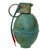 Original U.S. Vietnam War Inert M30 Practice Grenade With M205A2 Fuze and Pin - M26 “Blue Body” Original Items