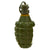 Original U.S. WWII Inert MkII Pineapple Grenade with Yellow Ring & M10A2 Fuze Cutaway Visual Training Aid Original Items