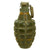 Original U.S. WWII Inert MkII Pineapple Grenade with Yellow Ring & M10A3 Fuze Original Items