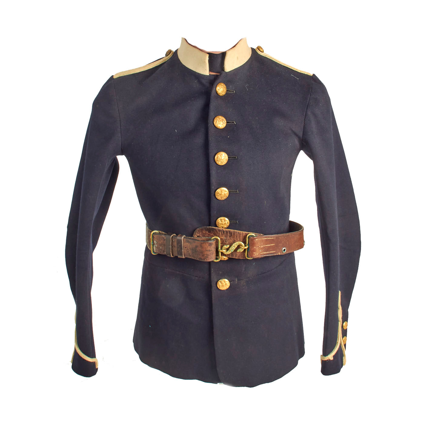 Wonderful WWI - Early 1920s USMC EM Full Dress Duty Belt Buckle w