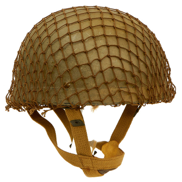 Original WWII British MKI HSAT Airborne Paratrooper Helmet by BMB with ...