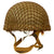 Original WWII British MKI HSAT Airborne Paratrooper Helmet by BMB with Net - Dated 1942 Original Items