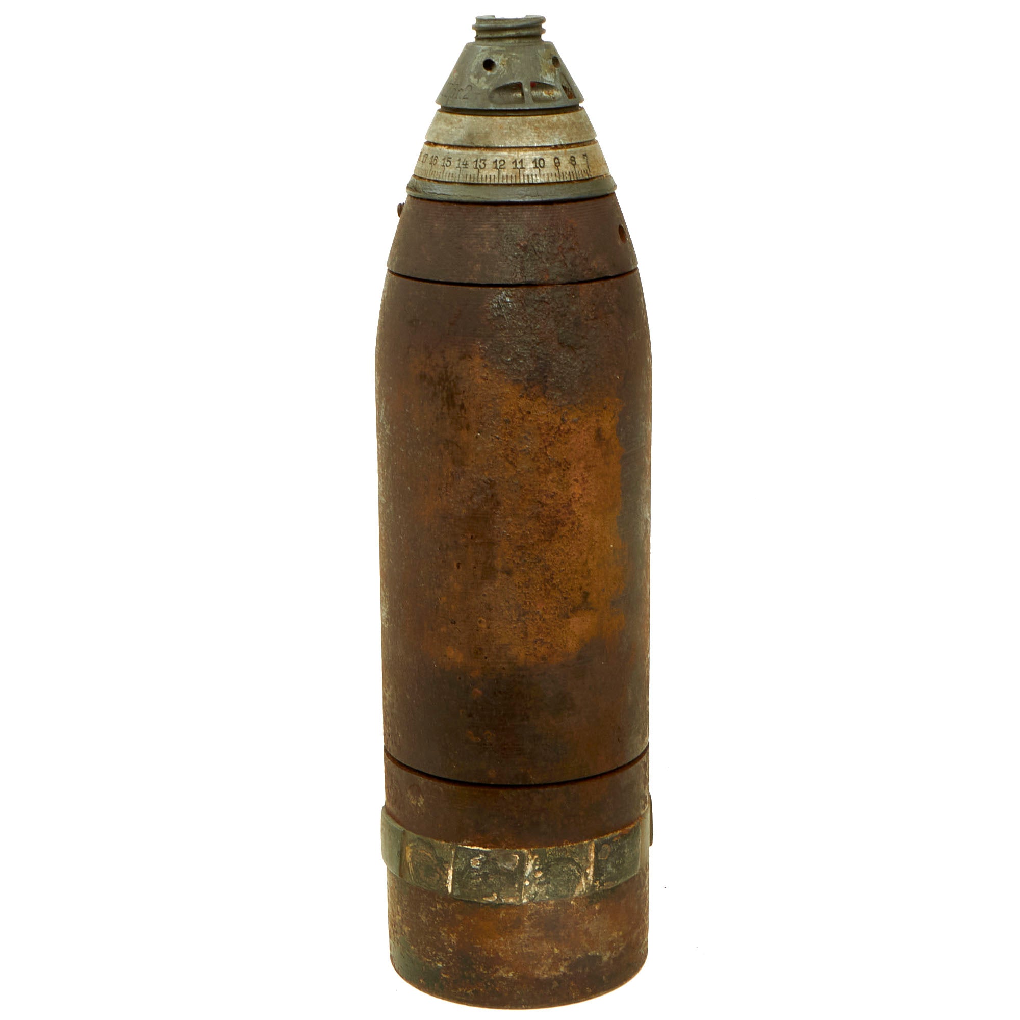 Original Engraved WWI Mortar Bullet Casing Set - Apiaria