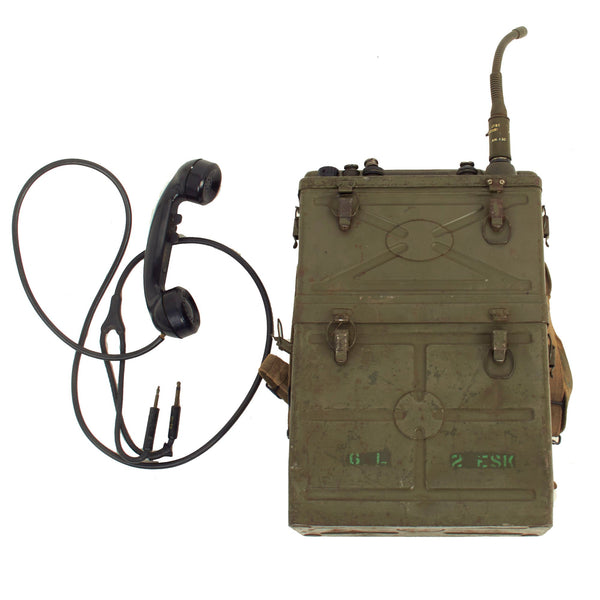 Original WWII U.S. Signal Corps BC-1000 Backpack Radio Receiver and Tr ...