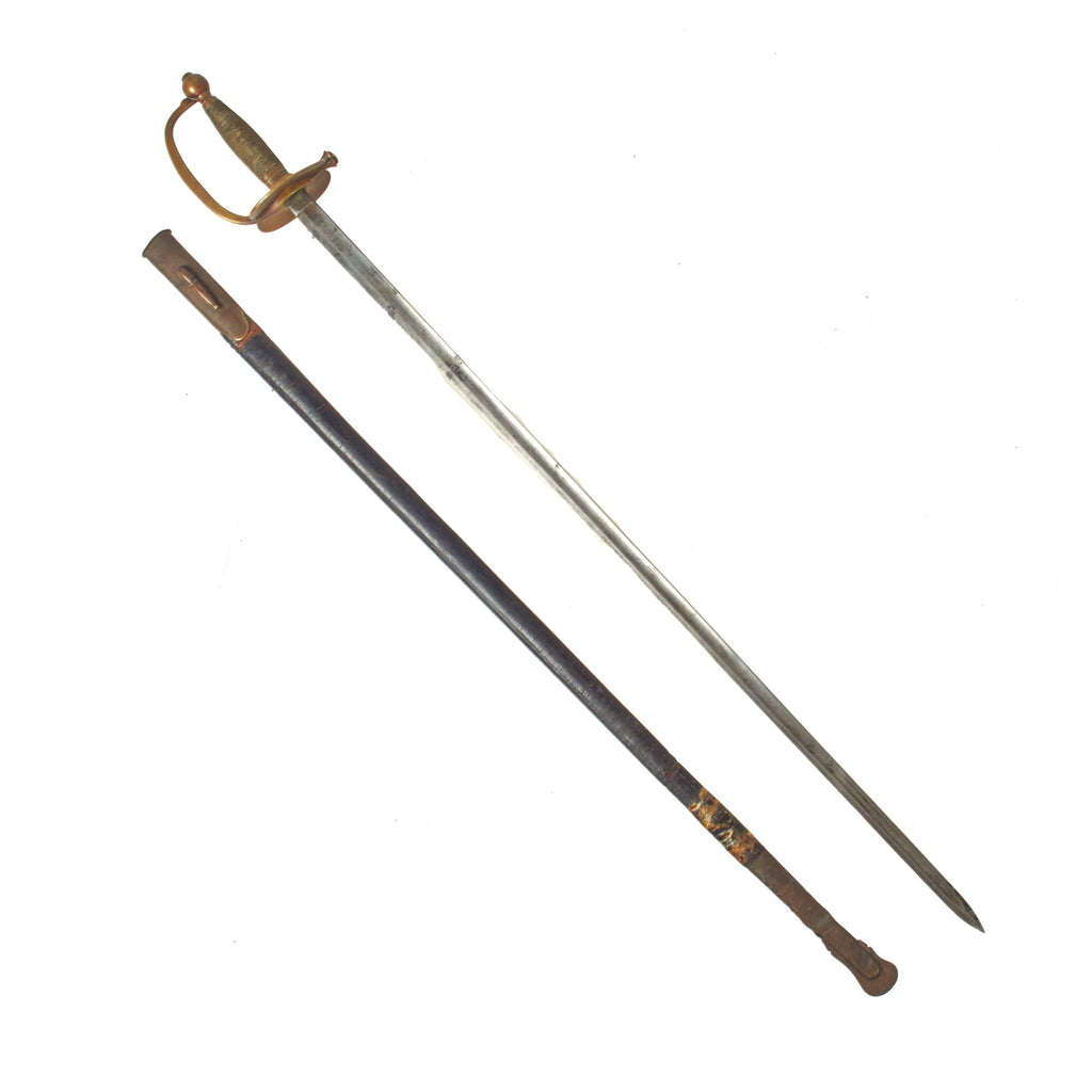 Original U.S. Civil War M-1840 Army NCO Sword by Ames Mfg. Co. with Scabbard - Dated 1864 Original Items