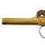 Original Victorian Era Belgian Double Barreled Brass Pocket Percussion Pistol - Circa 1840 Original Items