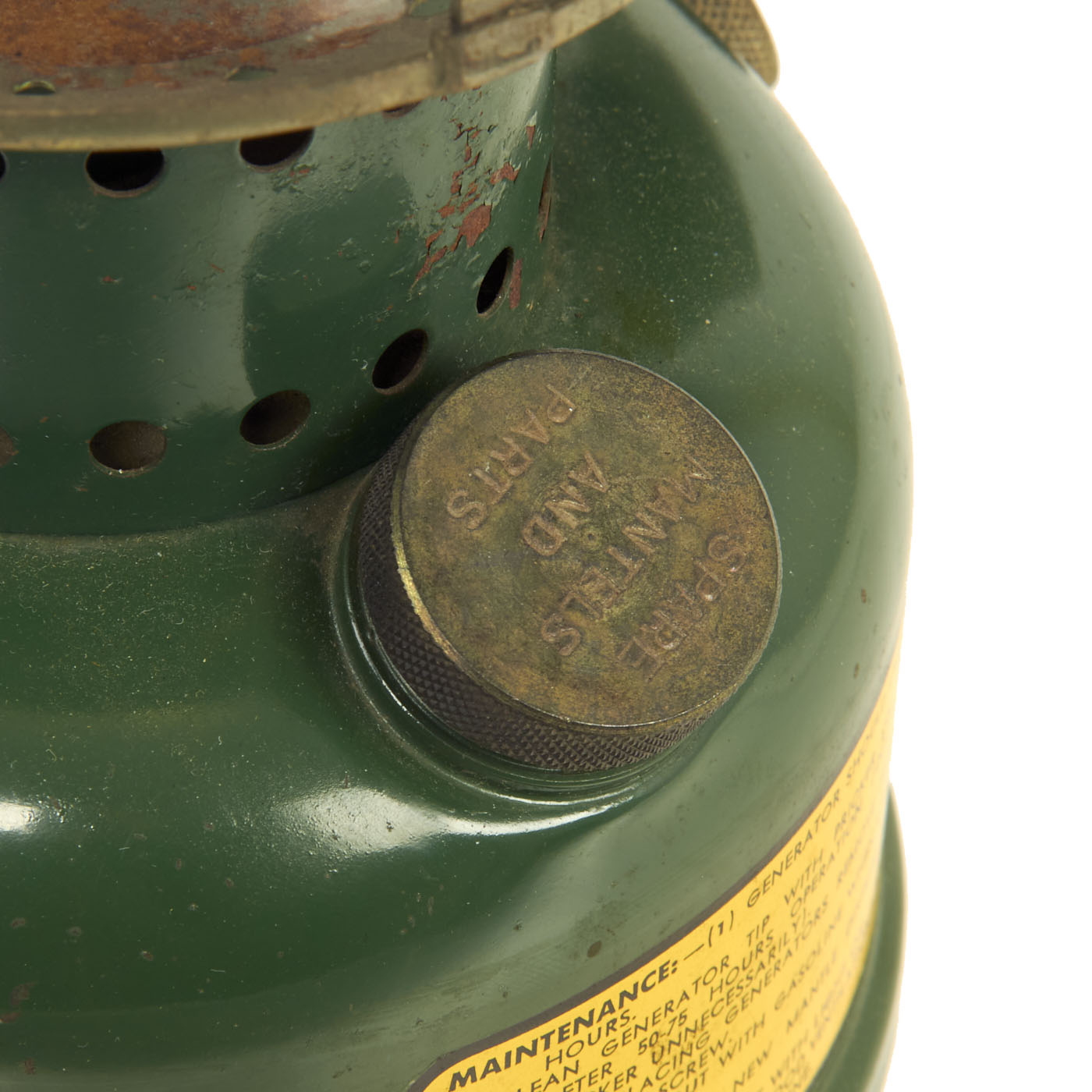 Original U.S. WWII 1944 Dated Coleman 252 Milspec Gasoline Lantern 