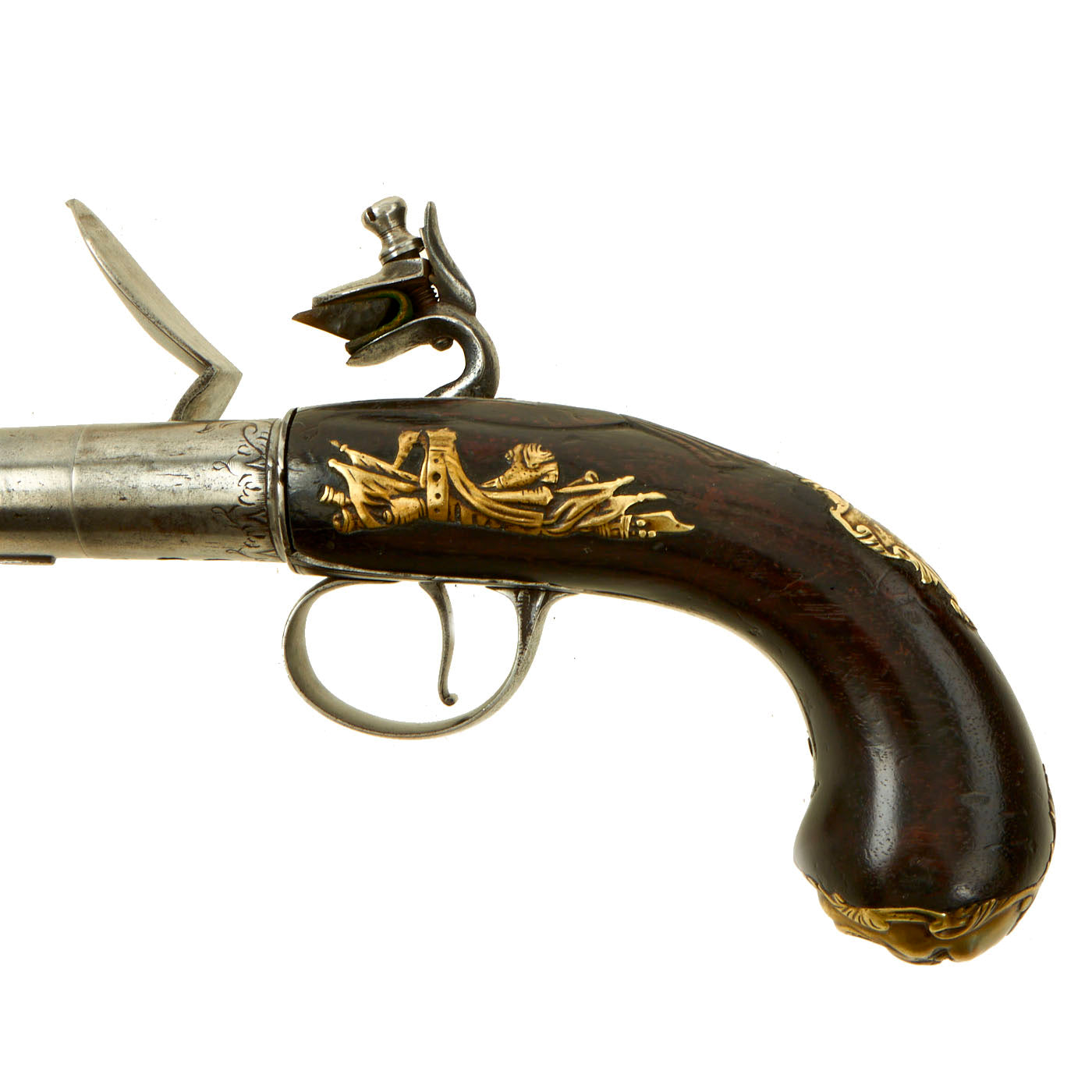 Muzzle Loading Pistols model Queen Anne Pistol Brass