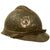 Original Italian WWI French Made M1916 Adrian Helmet with 47th Infantry Crowned Stencil On Front - Complete Original Items