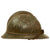 Original Italian WWI French Made M1916 Adrian Helmet with 47th Infantry Crowned Stencil On Front - Complete Original Items