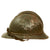 Original Italian WWI French Made M1916 Adrian Helmet with 47th Infantry Crowned Stencil On Front - Complete Original Items