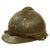 Original Italian WWI French Made M1916 Adrian Helmet with 47th Infantry Crowned Stencil On Front - Complete Original Items