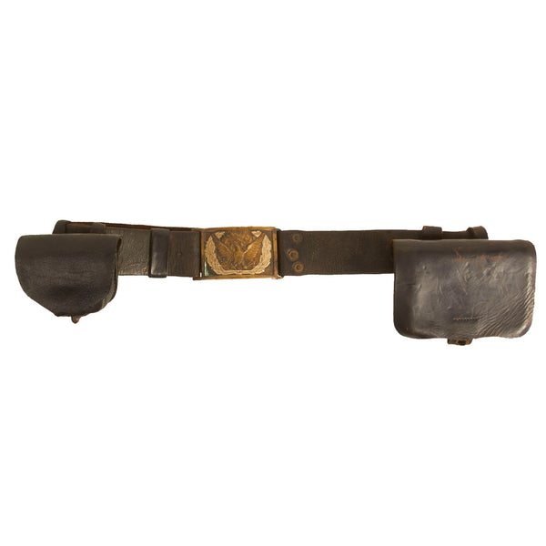 Original U.S. Civil War M-1851 NCO Belt with Pistol Cartridge Box and ...