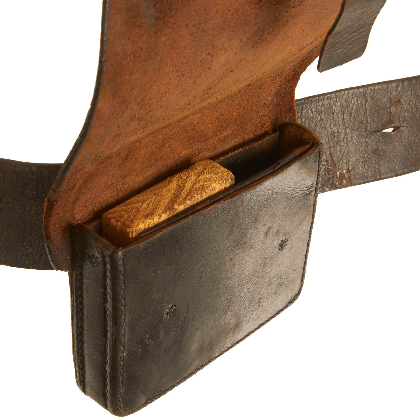Original U.S. Civil War M-1851 NCO Belt with Pistol Cartridge Box