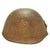 Original Danish WWI Model 1923 Steel Army Helmet with Helmet Badge Original Items