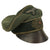 Original German WWII Army Heer EM/NCO Infantry Visor Crush Cap with Leather Visor & Embroidered Insignia Original Items