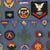 Original U.S. WWI WWII and Post War American Military Patch Display Board Original Items