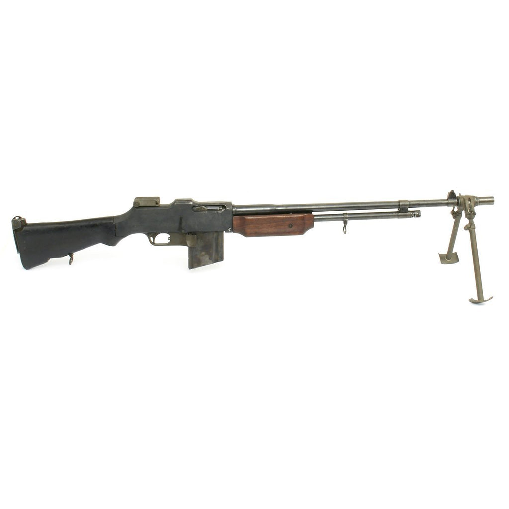 Original U.S. Browning 1918A2 BAR Display Gun Constructed with Genuine Parts Original Items