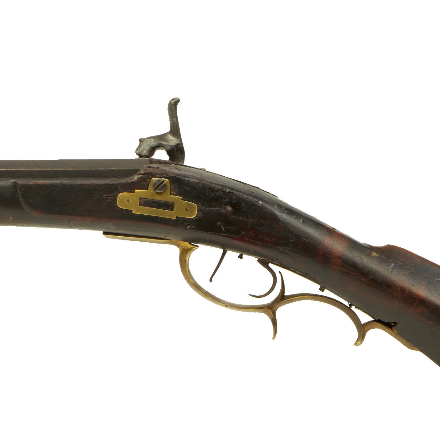 Original U.S. Kentucky Percussion Rifle with Trade Lock by Joseph Mant – International  Military Antiques