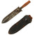 Original U.S. Spanish-American War Era Army Model 1880 Hunting Knife with Leather Sheath Original Items