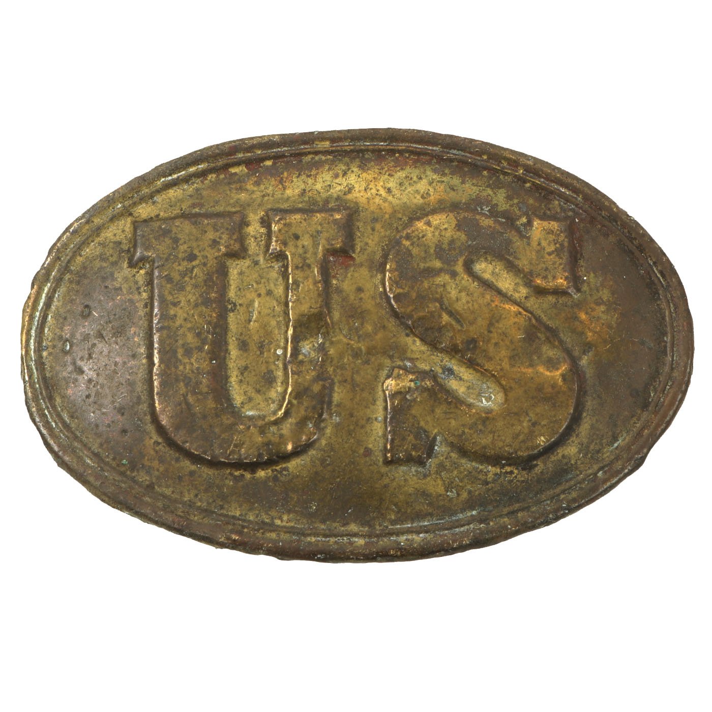 Spanish Military Vintage Brass Belt Buckle