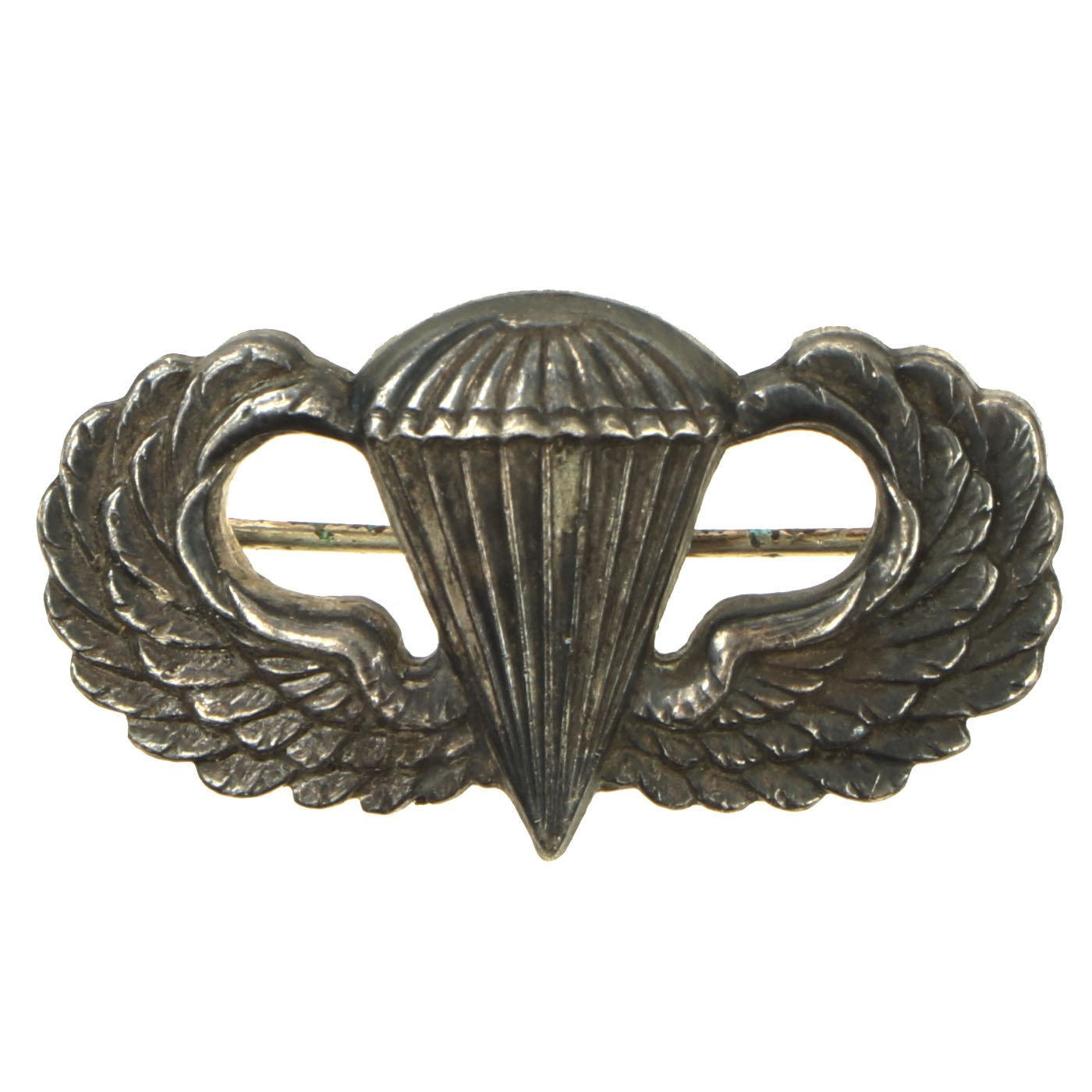 Original U.S. WWII Sterling Silver Airborne Jump Wings by Meyer