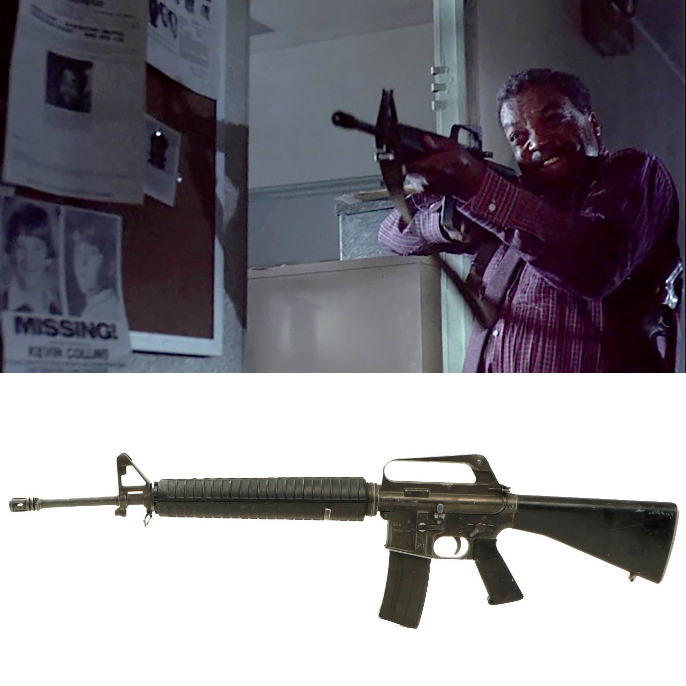 Original Film Prop MGC (ModelGuns Corporation) M16A1 From Ellis