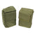 Original Pair of U.S. Vietnam War Special Forces Hot / Wet Individual Survival First Aid Kits in Pouches Original Items