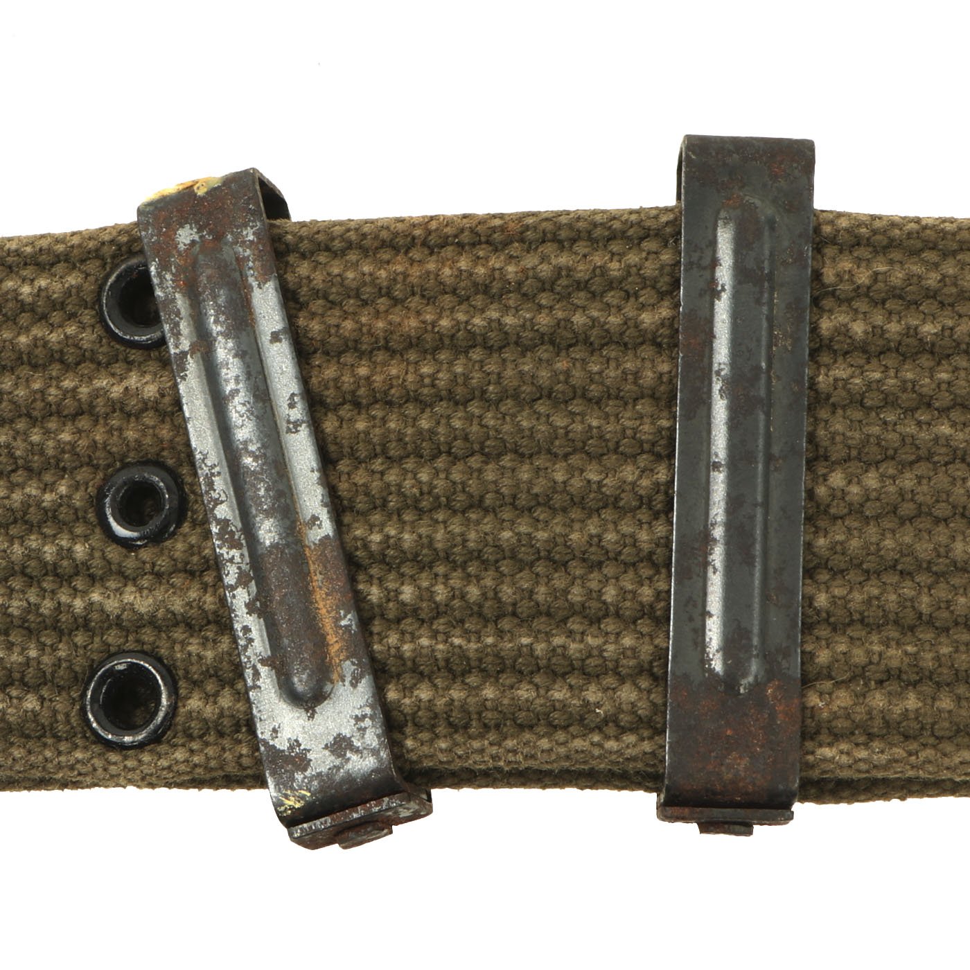 North Vietnamese Army Viet Cong Officer's Early Canvas Belt with Brass Star  Buckle
