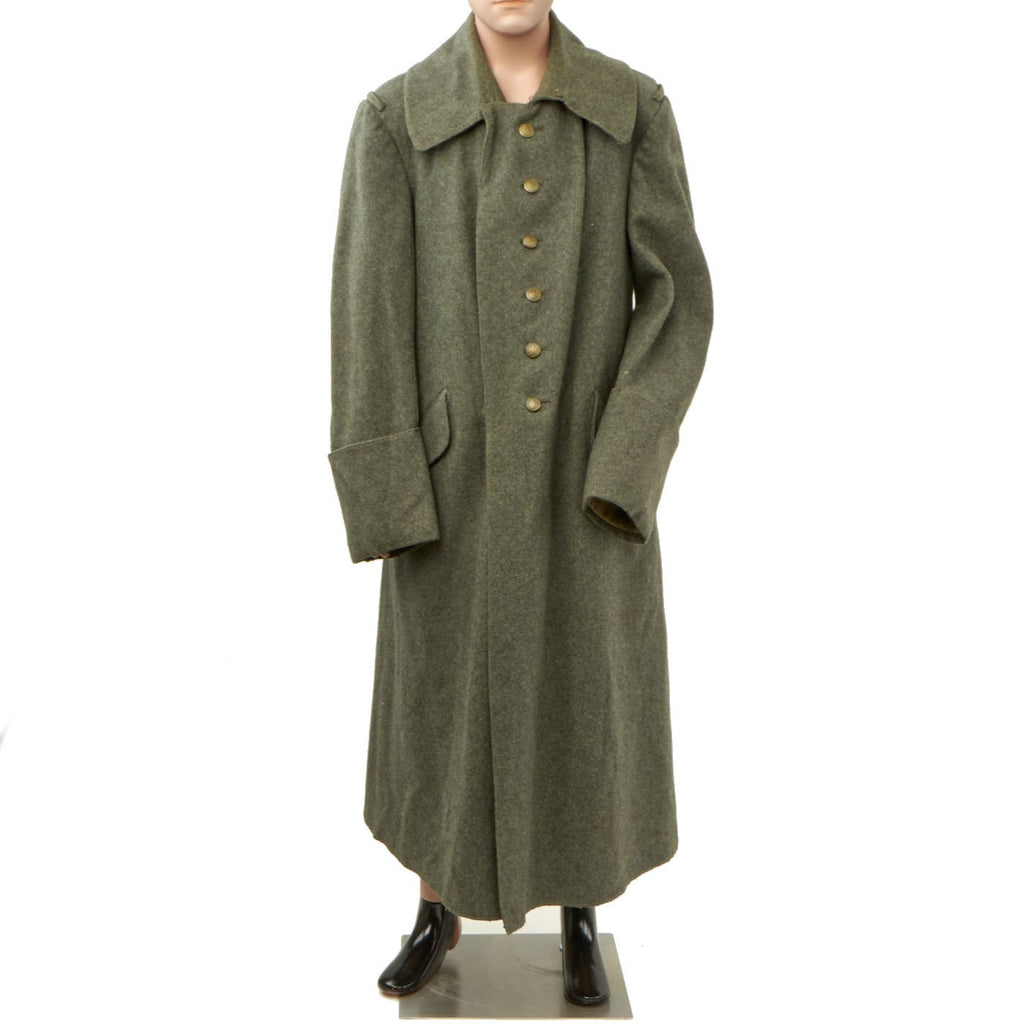 Original Imperial German WWI Rare Unissued Feldgrau M-1915 Bavarian Greatcoat - 1916 Dated Original Items